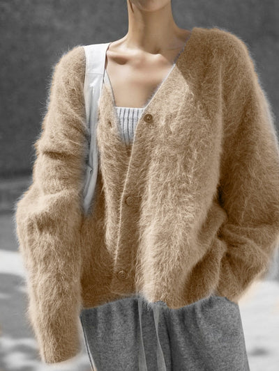 Megan - Vegan Knit Long Sleeve Cardigan