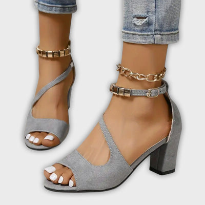 Jewel - Women's Summer High Heels with Orthopedic Support