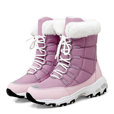 Moipheng | Waterproof Plush-Lined Ankle Boots