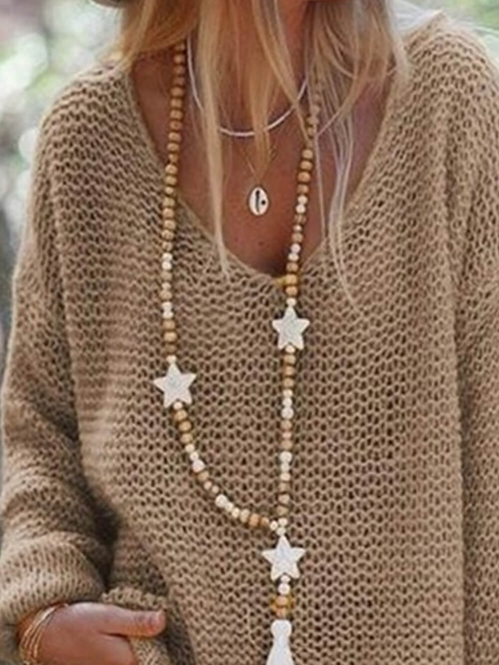 Ella - V-neck long-sleeved sweater