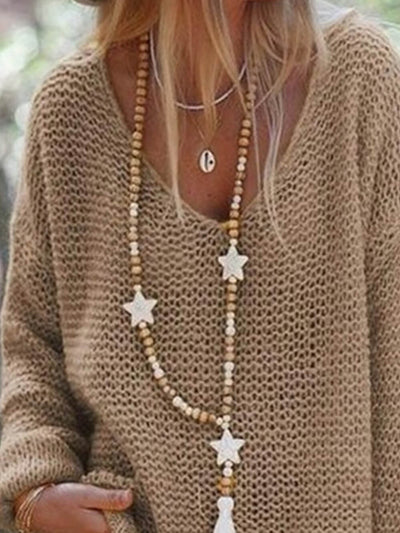 Ella - V-neck long-sleeved sweater