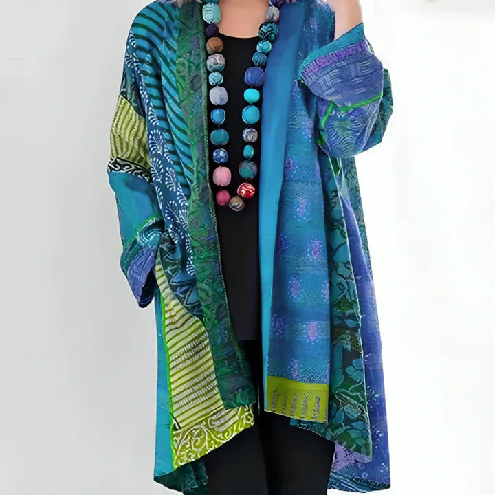 Sarah -  Women's Bohemian Print Kimono