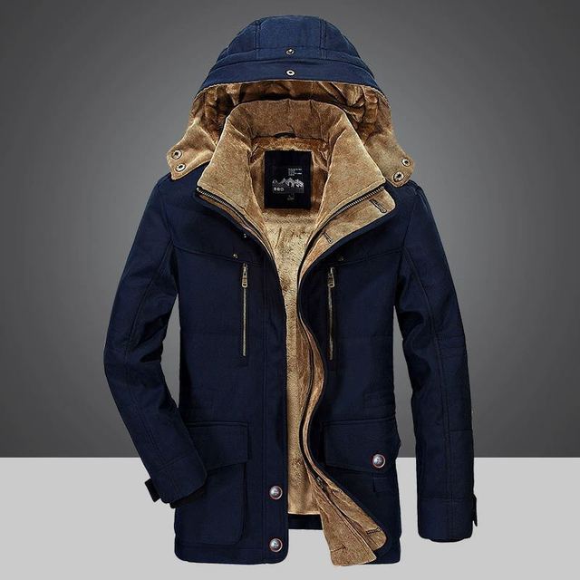 Michael - Men's thermal winter parka with multiple pockets