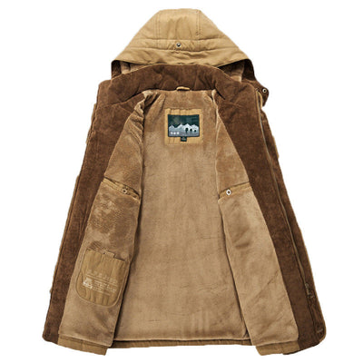 Michael - Men's thermal winter parka with multiple pockets
