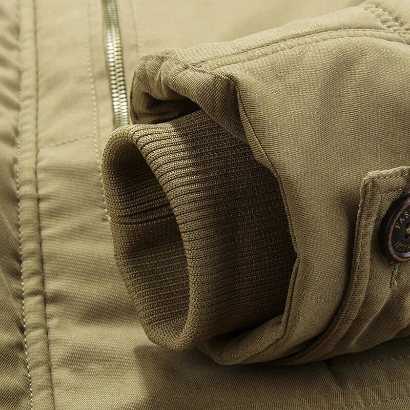 Michael - Men's thermal winter parka with multiple pockets