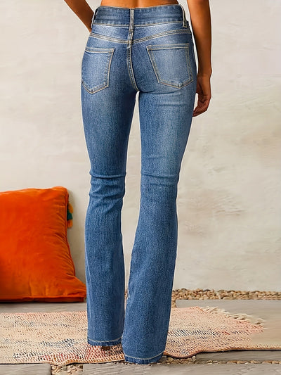 Dianne | Trendy High-Waisted Flared Jeans
