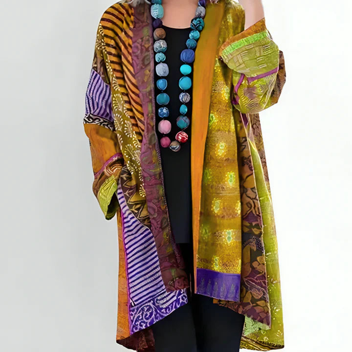Sarah -  Women's Bohemian Print Kimono