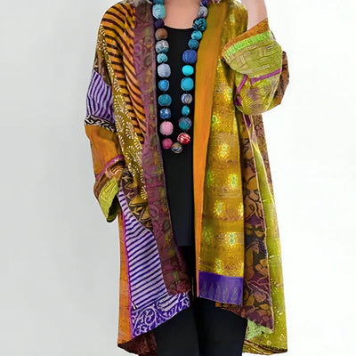 Sarah -  Women's Bohemian Print Kimono