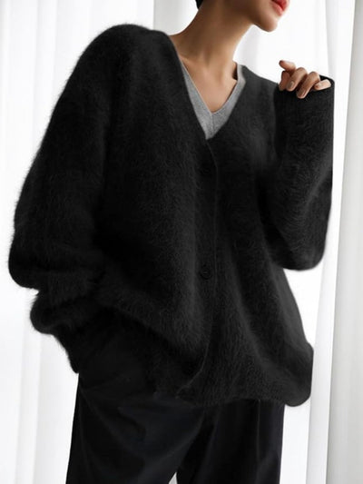 Megan - Vegan Knit Long Sleeve Cardigan