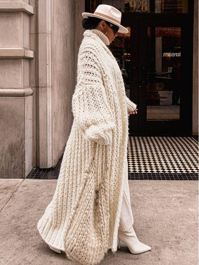 Ivory - Hold Me Close Shawl Collar Cardigan