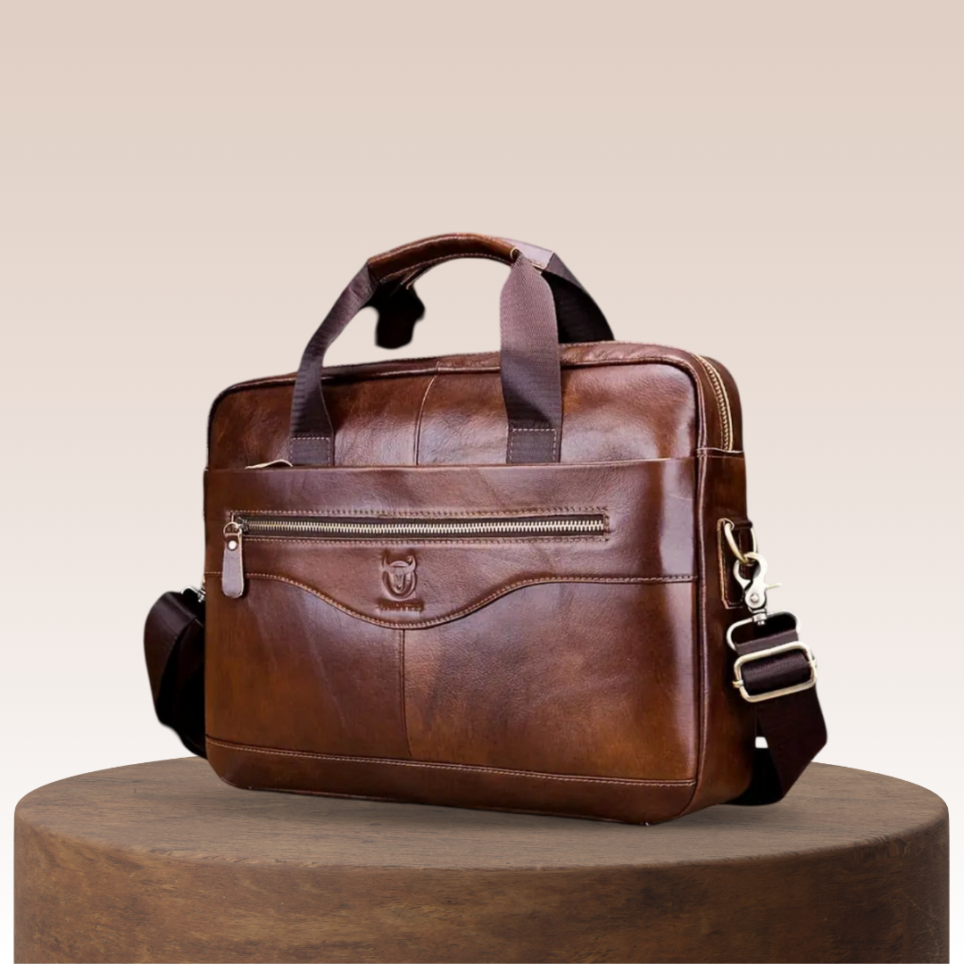 Anthony | Modern Leather Briefcase | Crossbody Bag