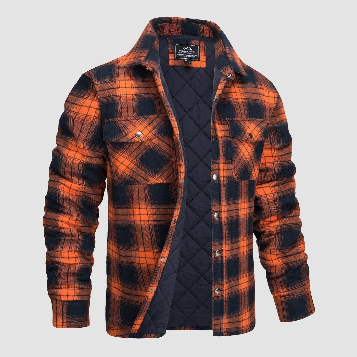 Rey - Versatile design Checkered bomber jacket