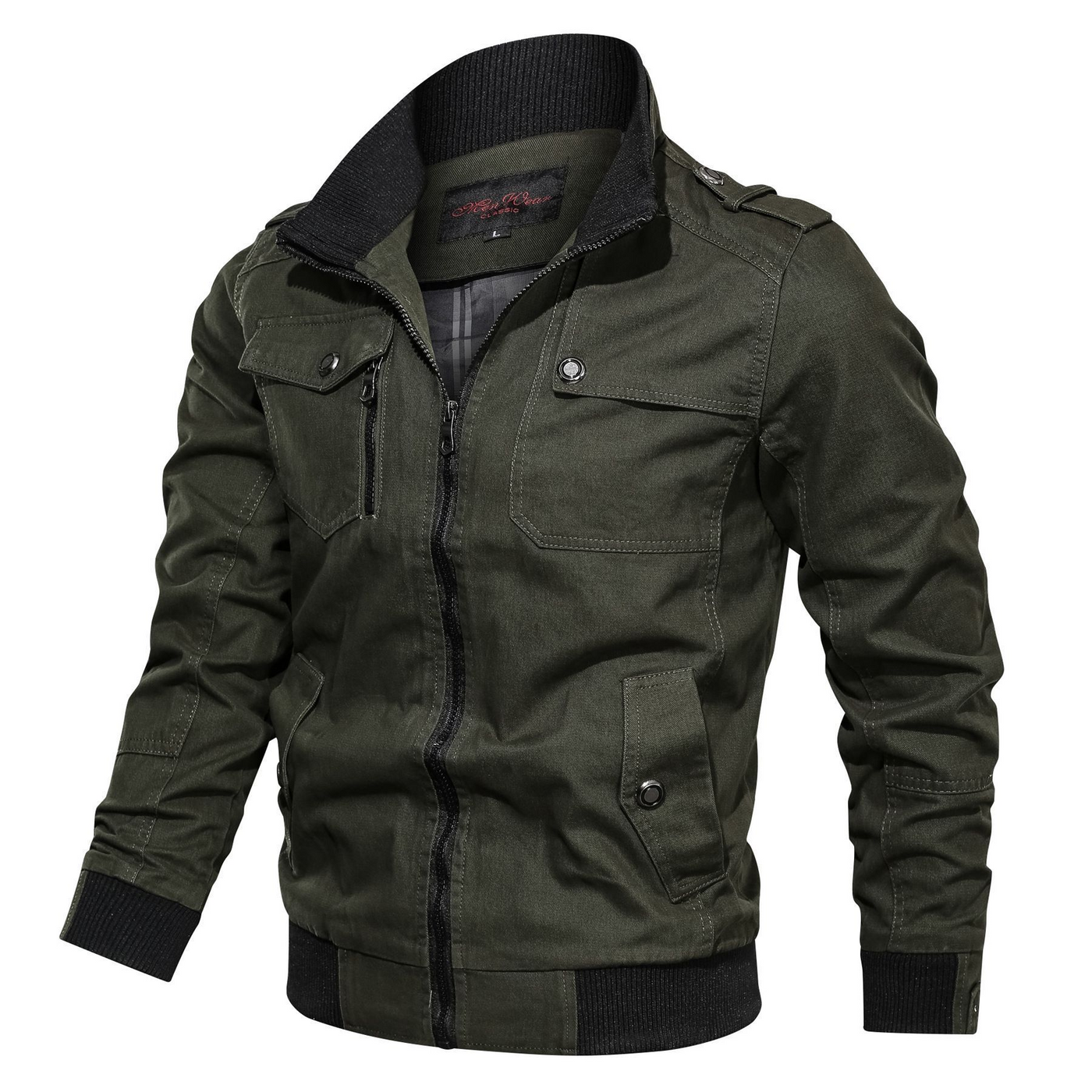 Carlos - Casual Cargo Combat Winter Jacket