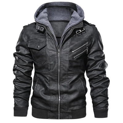 Leonard - Synthetic leather jacket