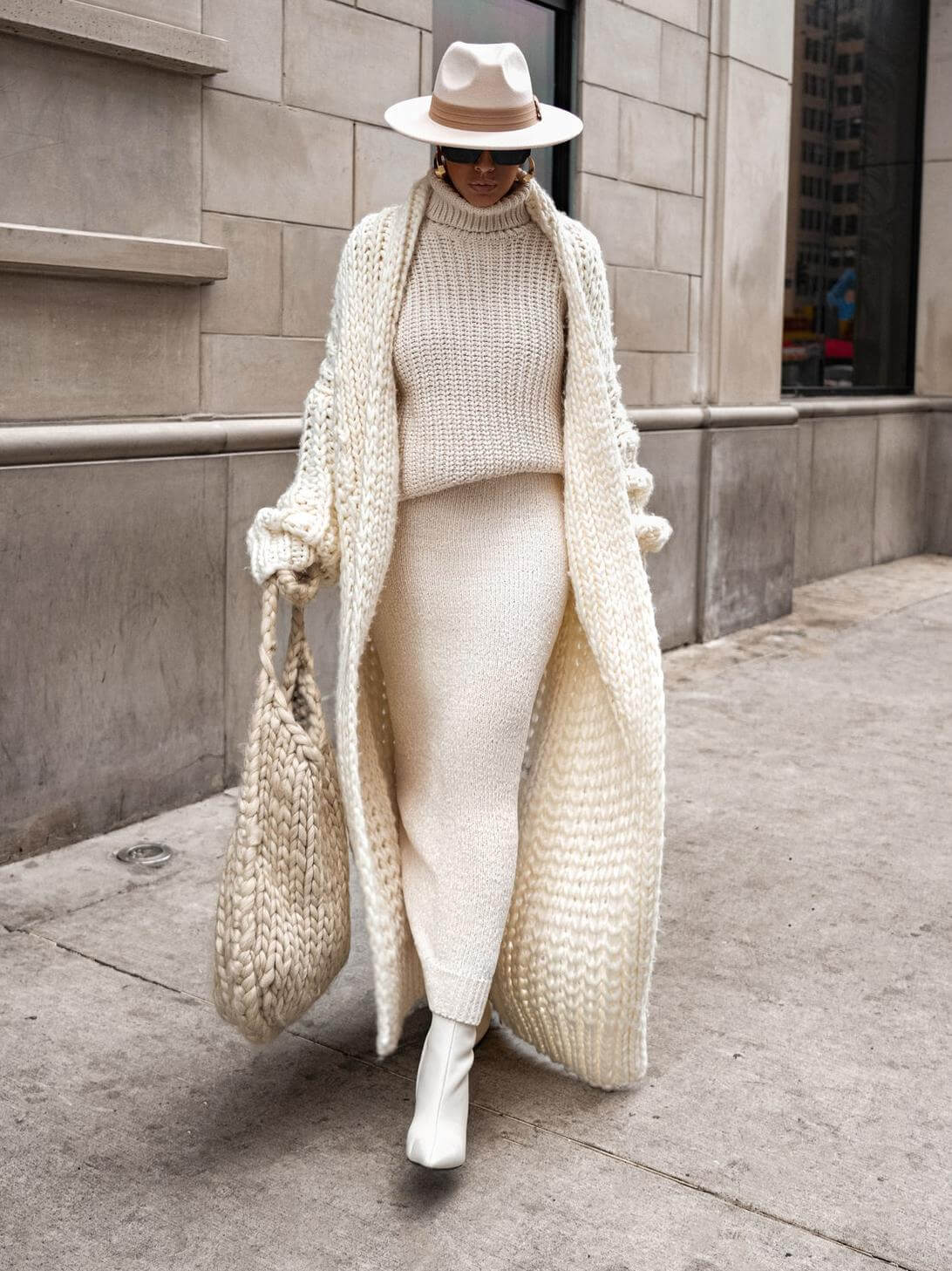 Ivory - Hold Me Close Shawl Collar Cardigan