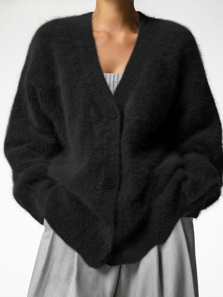 Megan - Vegan Knit Long Sleeve Cardigan