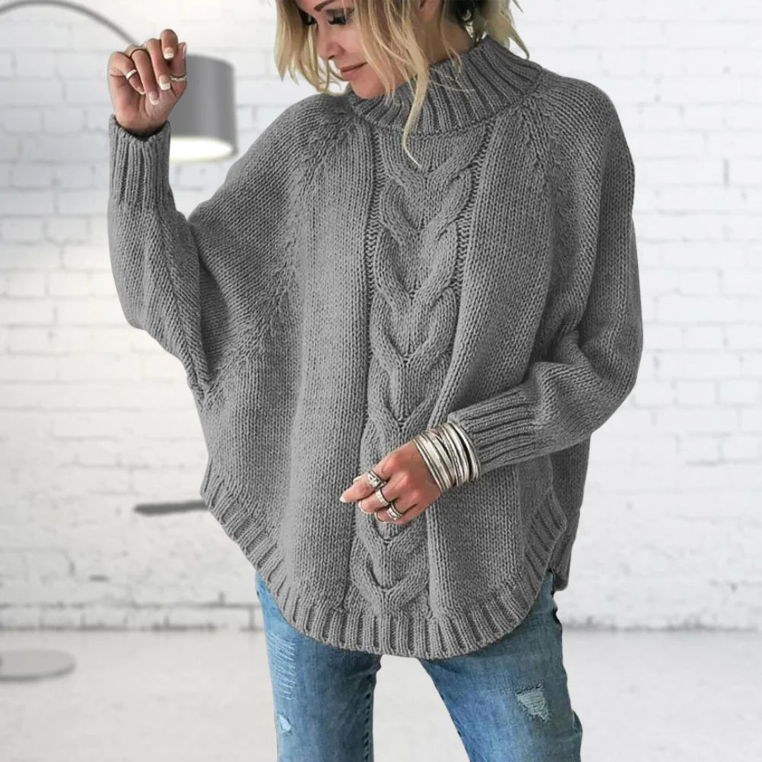 Elysian | Knit Sweater with Cable Pattern