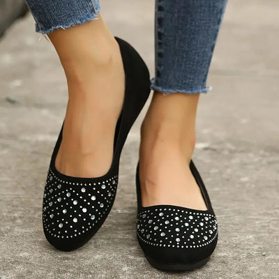 Mona | Women’s Rhinestone Flats