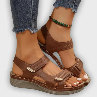 Paige - Comfort Cushioned Wedge Sandals