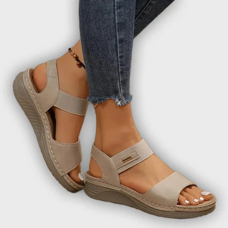 Paige - Comfort Cushioned Wedge Sandals