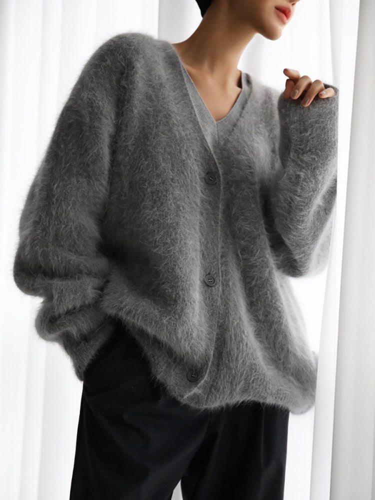 Megan - Vegan Knit Long Sleeve Cardigan
