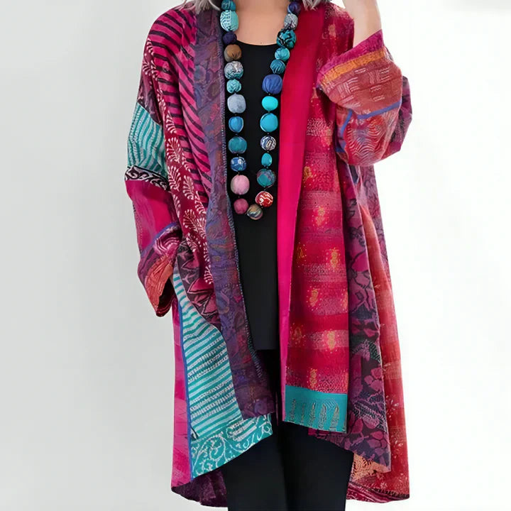 Sarah -  Women's Bohemian Print Kimono