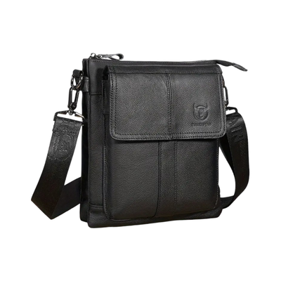 Colton | Slim Leather Crossbody with Flap Pocket Design