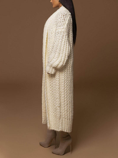 Ivory - Hold Me Close Shawl Collar Cardigan