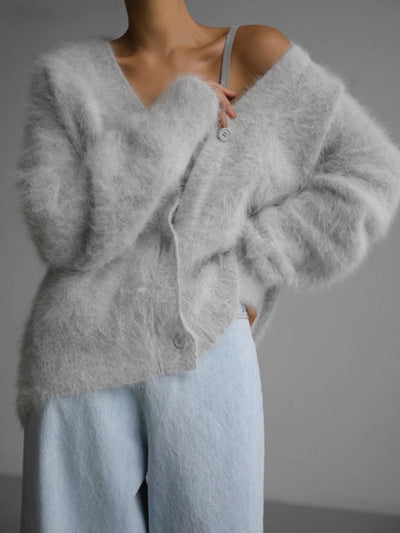 Megan - Vegan Knit Long Sleeve Cardigan