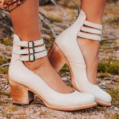 Jane | Vintage Leather Heels