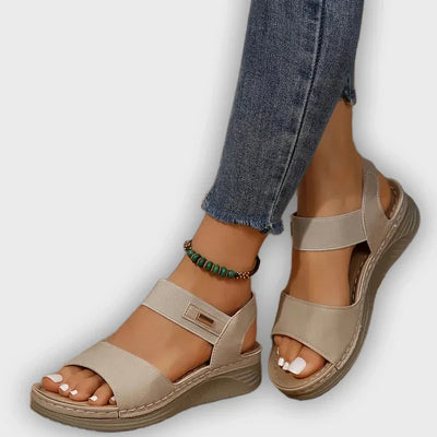 Paige - Comfort Cushioned Wedge Sandals