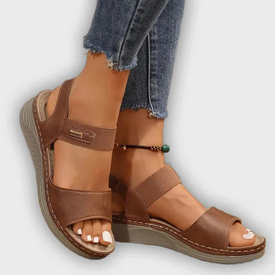 Paige - Comfort Cushioned Wedge Sandals