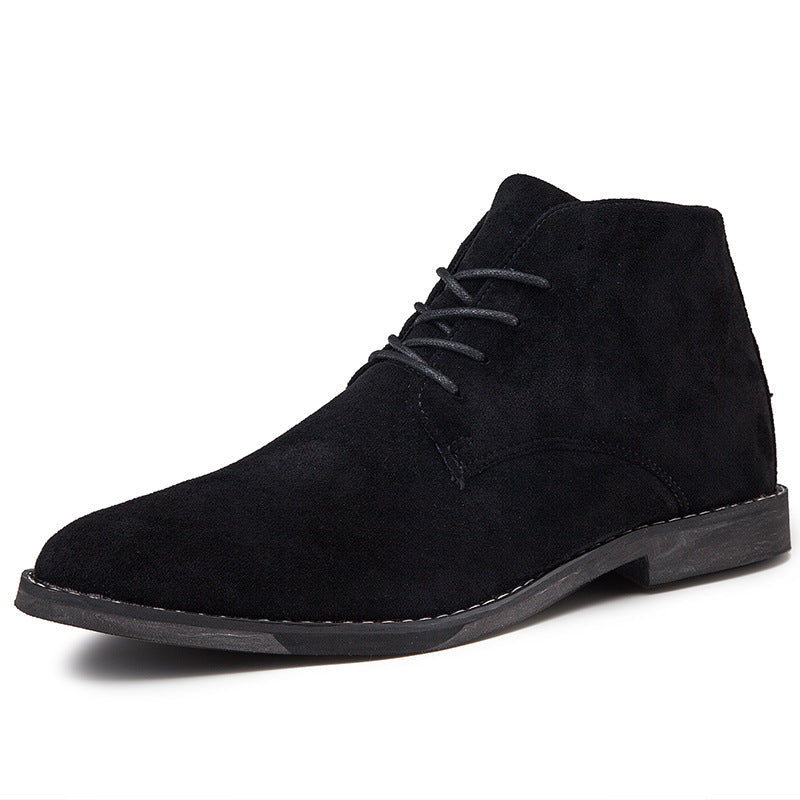 Alfie | Frosted Leather High-Top Shoes