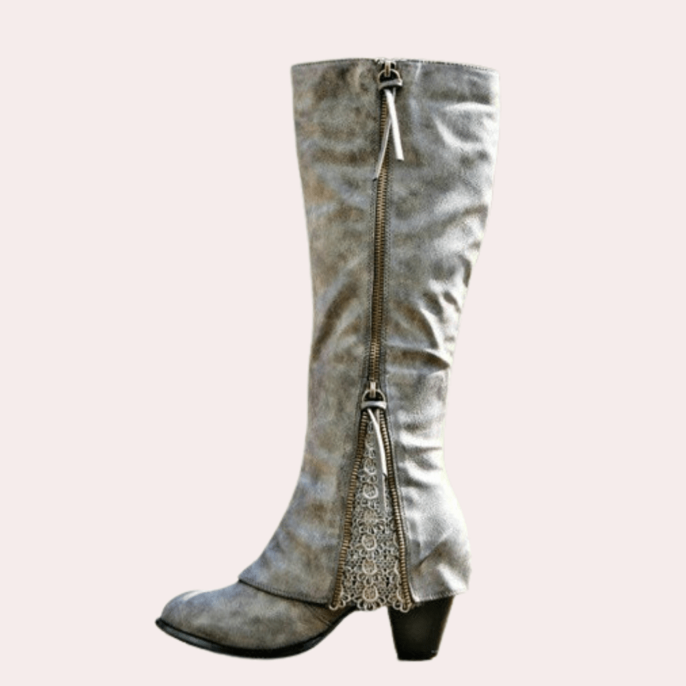 Clara - Lace Rider Boots