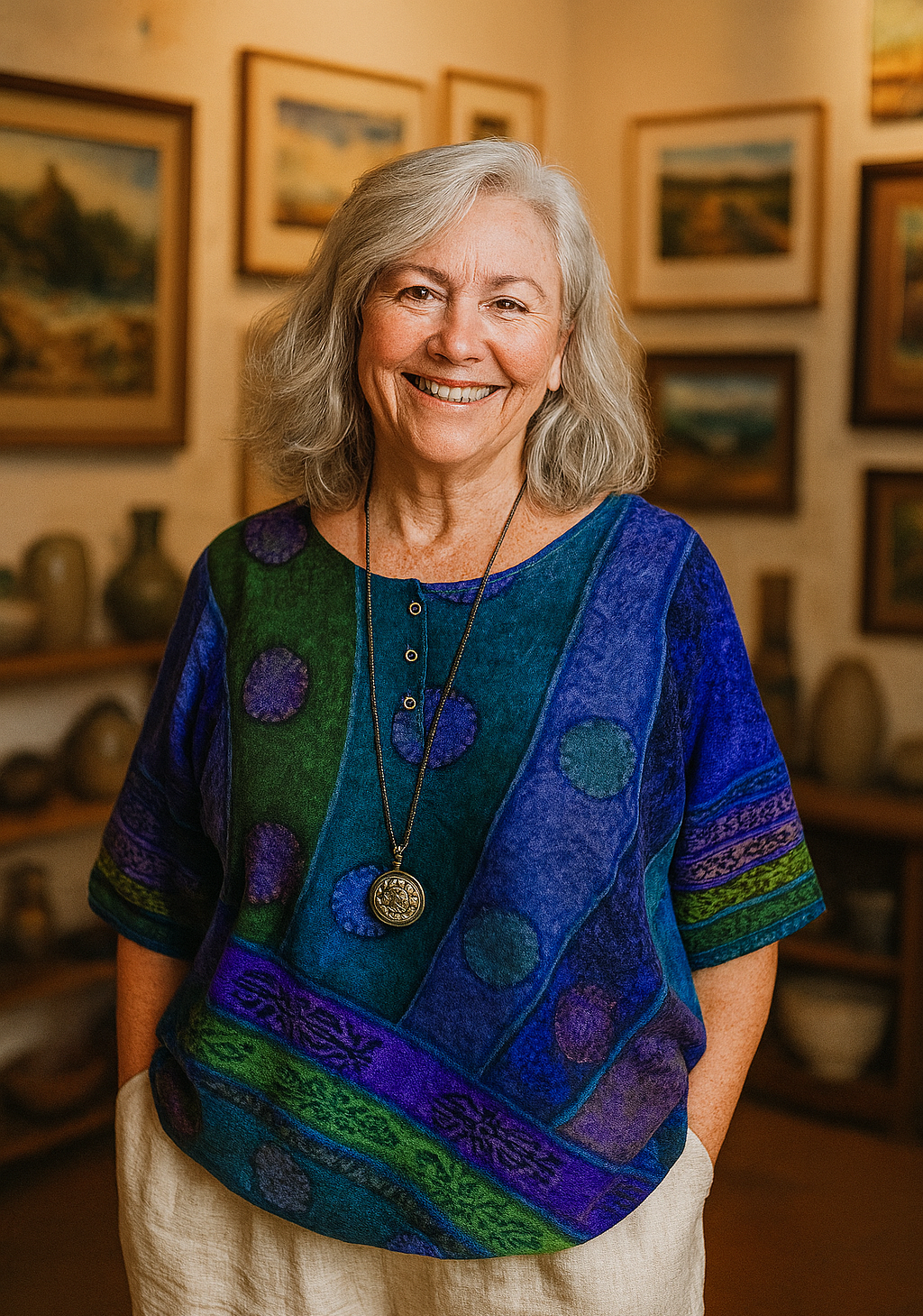 Ysolde | Artistic Top | Flows Gently, Flatters Beautifully