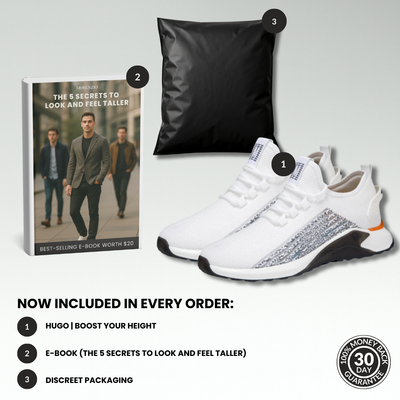 Hugo | Boost your height (+2.4” +3.1” +3.9”)