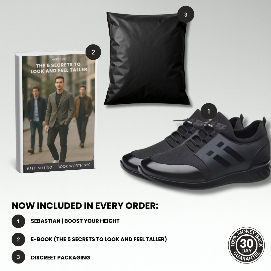 Sebastian | Boost your height (+2.4” +3.1”)