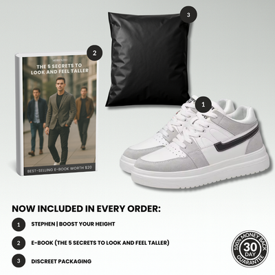 Stephen | Boost your height (+2.4” +3.1” +3.9”)