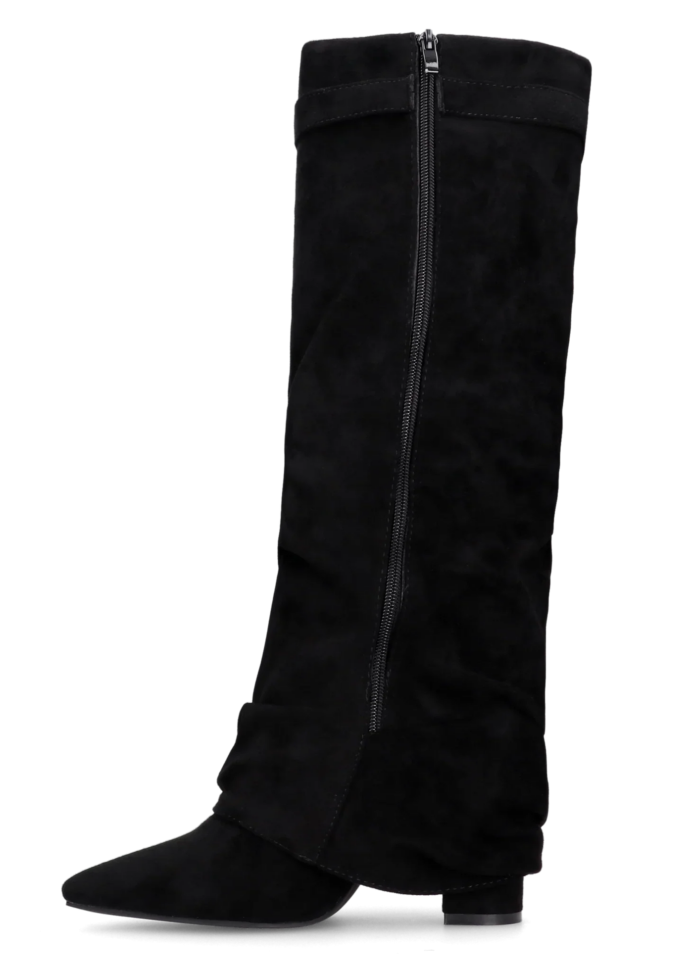 Lavista Slouchy Suede knee high boots - Black