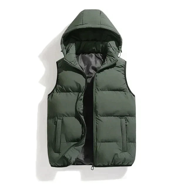 Drake - Men's vest with detachable hood
