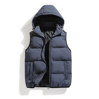 Drake - Men's vest with detachable hood