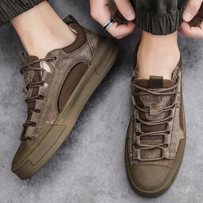 UrbanEdge | Leather Trainers