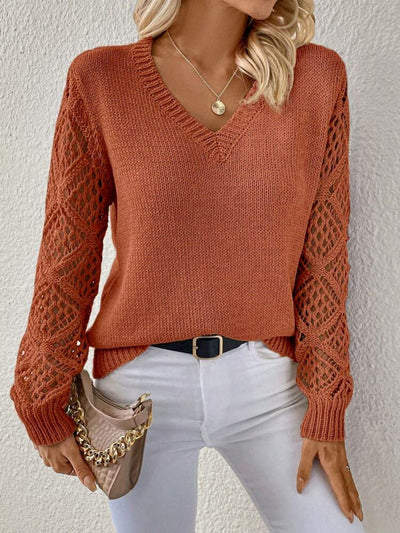 Elizabeth - Soft V-neck Sweater