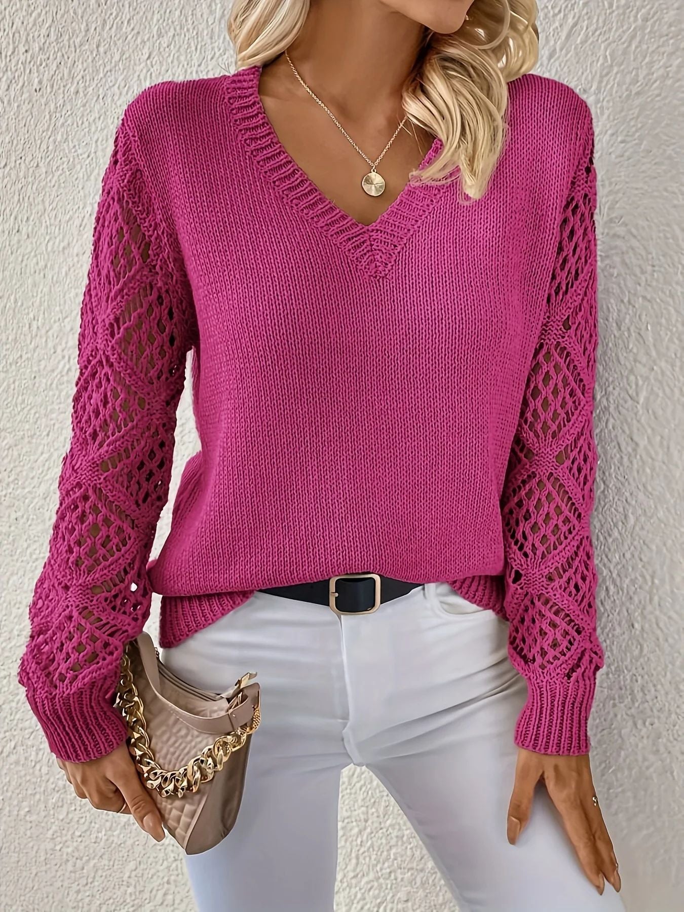 Elizabeth - Soft V-neck Sweater