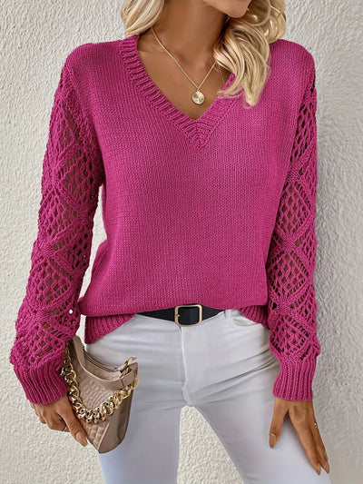 Elizabeth - Soft V-neck Sweater