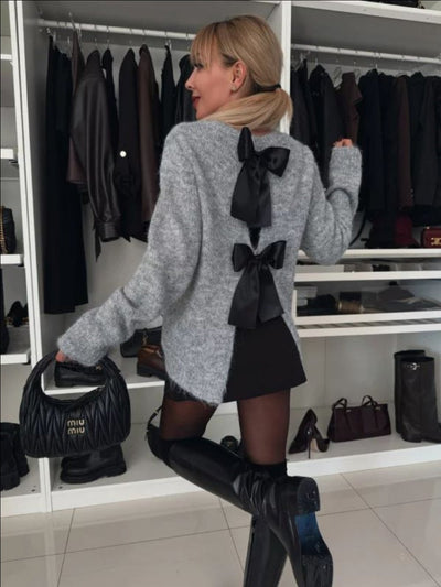 Tina - Tie Sweater