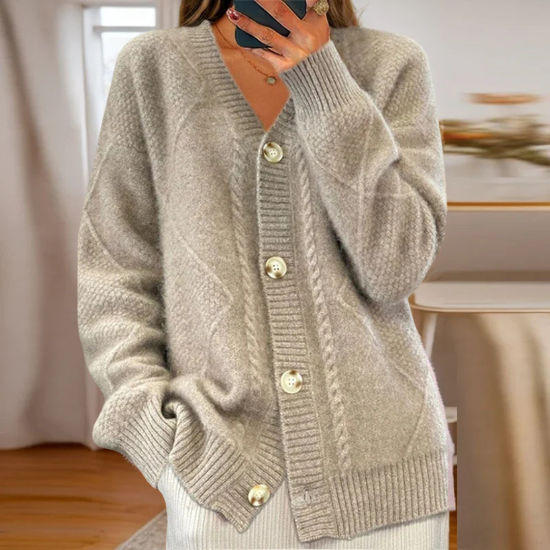 Eloise - Cable-Knit Cardigan