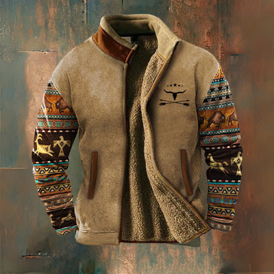 Mathéo - Casual fleece jacket for men