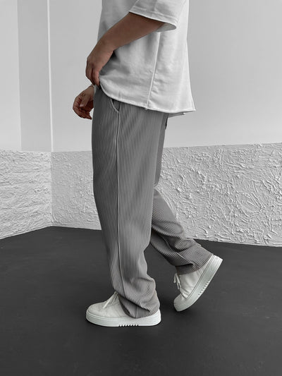 Gary | Ribbed Relaxed Fit Trousers
