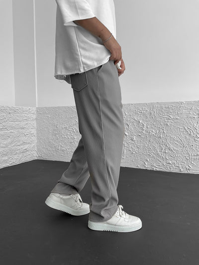 Gary | Ribbed Relaxed Fit Trousers